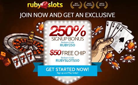 ruby slots no deposit bonus codes